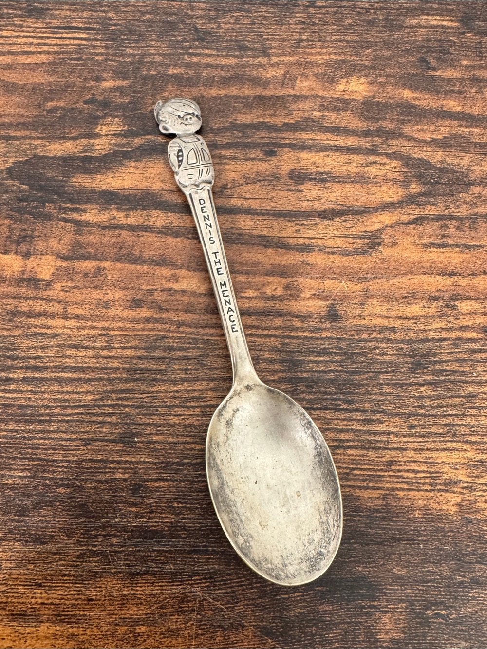 Vintage DENNIS THE MENACE Old Company Silver Plate SPOON Kellogg's 1960s Promo